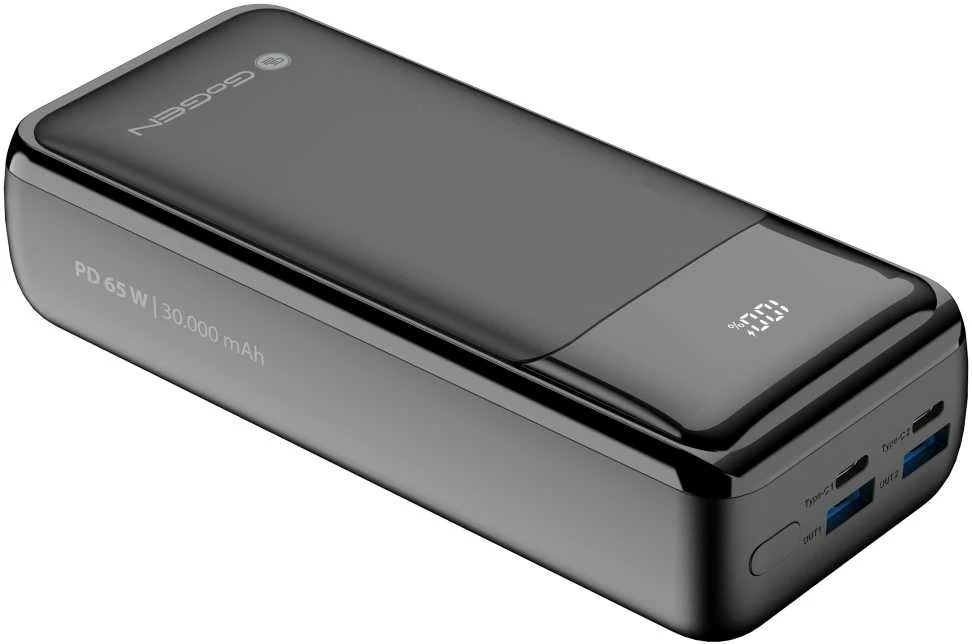 Powerbank GoGEN Powerbank GoGen PB300002B 30000 mAh PD 65W 2xUSB+C