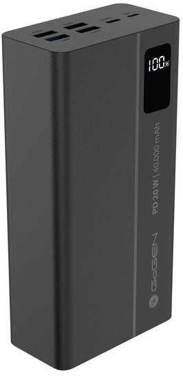 „GoGEN“ 40000 mAh, PB400001, išorinė baterija, juoda
