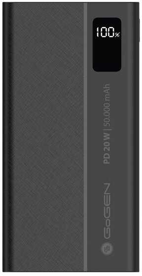 „GoGEN“ 50000 mAh, PB500001, išorinė baterija, juoda