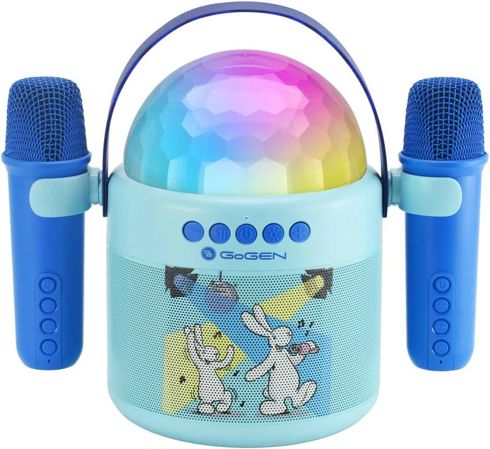 Garsiakalbis GoGEN karaoke disco BOBDISCOB Mėlyna