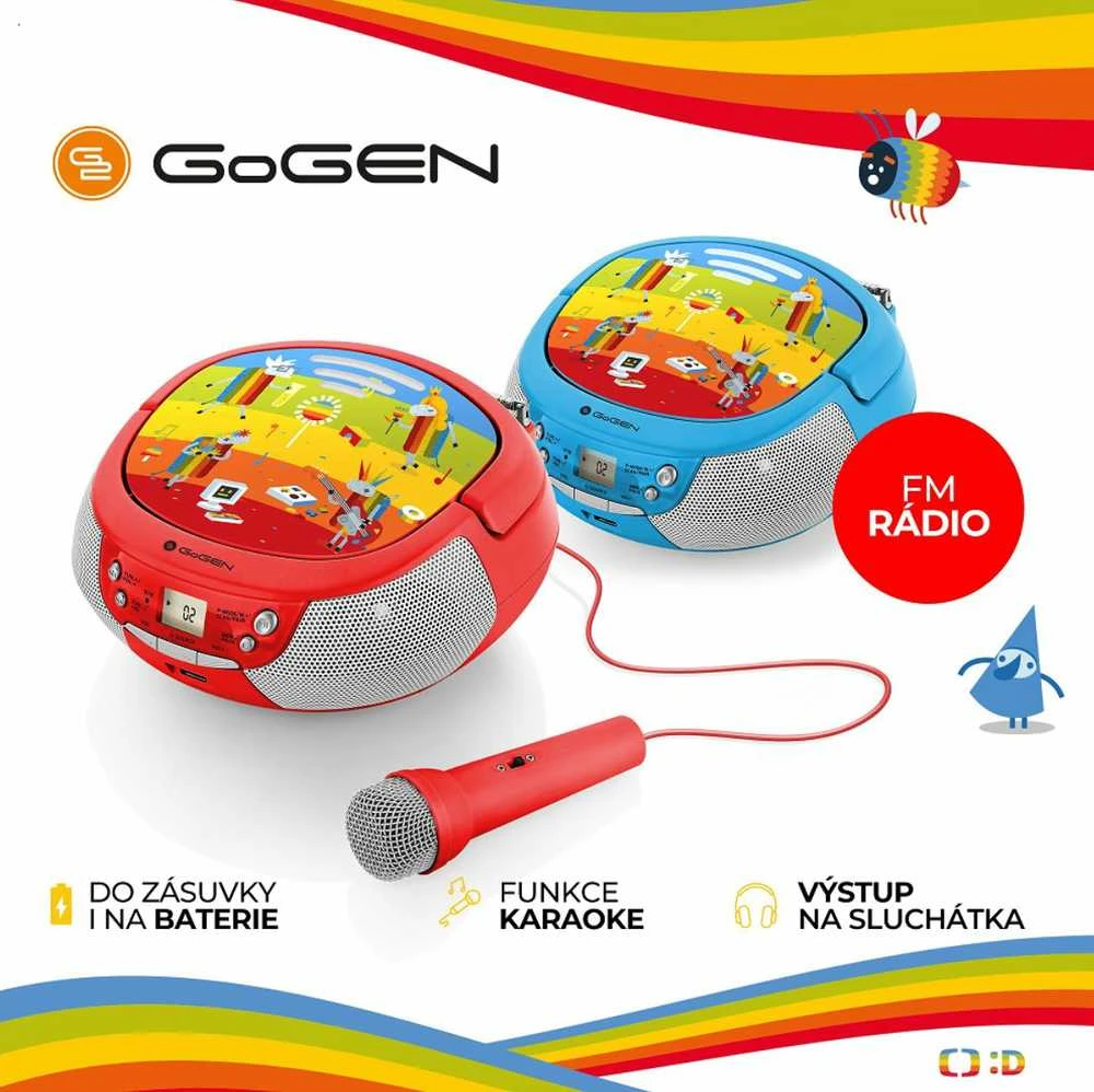 GoGEN DECKOPREHRAVACR raudona