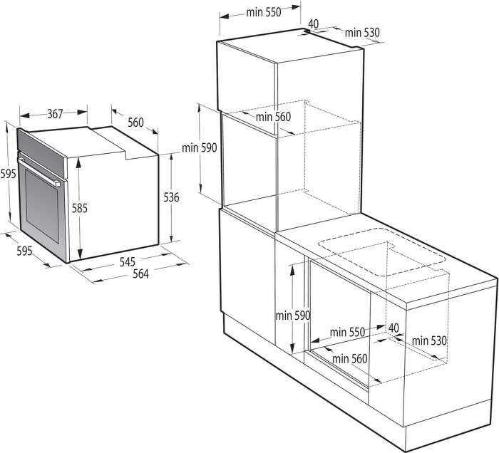 Orkaitė Gorenje BSA6737ORAB