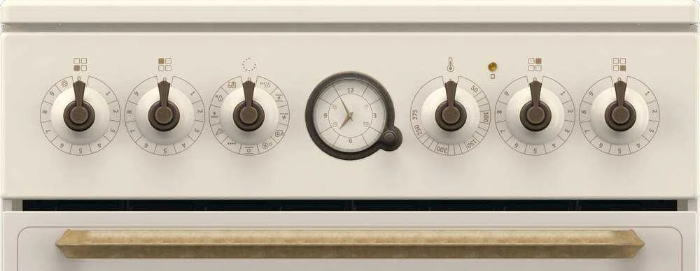 Gorenje | Cooker | GECS5B70CLI | Hob type Vitroceramic | Oven type Electric | rusvai gelsvas | Plotis 50 cm | Gylis 59.4 cm | 70 L