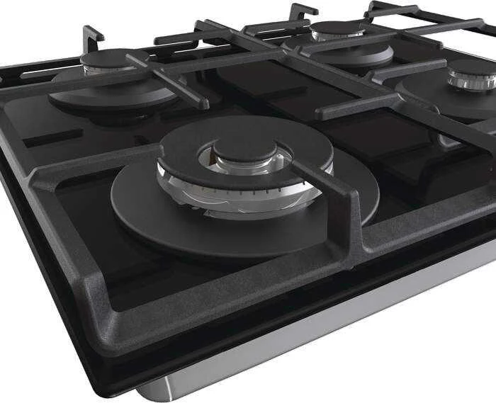 Gorenje | Kaitlentė | GTW641EB | Dujos ant stiklo | Degiklių / virimo zonų skaičius 4 | Sukamosios rankenėlės | Juodas