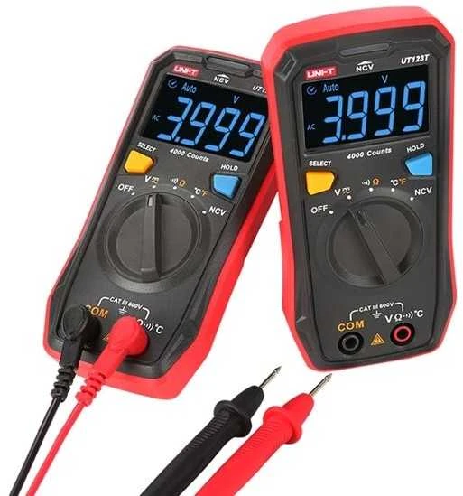 Skaitmeninis multimetras, CAT III 600V, NCV, 600V AC/DC, 20MOm, -40~300C, 4000, UNI-T