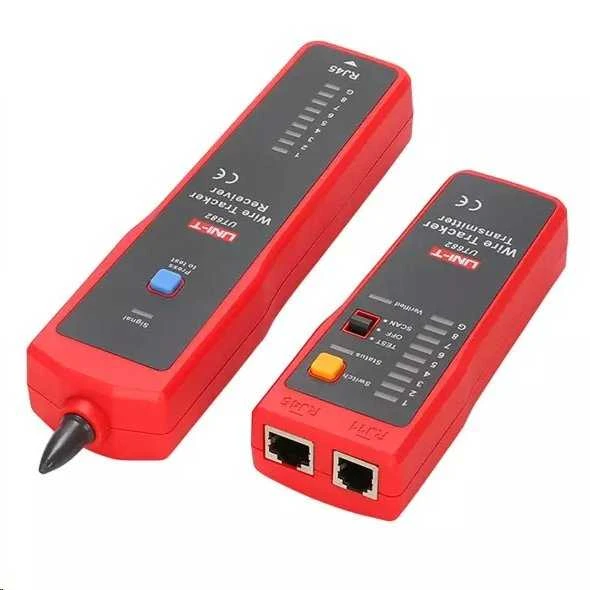 VIELOS PORŲ DETEKTORIUS SU KABELIŲ TESTERIU RJ-45 UT-682 UNI-T