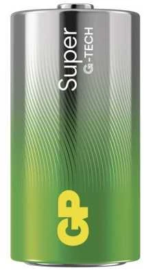GP baterijos Super Alkaline LR14 (C, mažos mono) lizdinėje pakuotėje, 2 vnt.