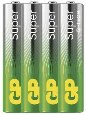 GP Super Alkaline AAA baterijos, 4 vienetai