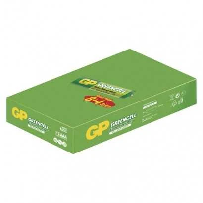 GP Greencell AAA (R03) cinko oro baterijos, 12 vnt. lizdinėje pakuotėje