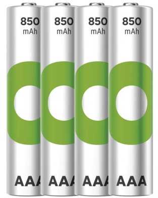 GP Battery GP Baterija Baterija - GP ReCyko R03 AKU 850mAh NiMH Įkraunamos 4Vnt