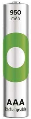 GP Baterija Baterija - GP ReCyko R03 AAA 950mAh Įkraunamos 4 Pak Sand Color