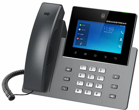 Grandstream Networks GXV3450 IP telefonas Pilka