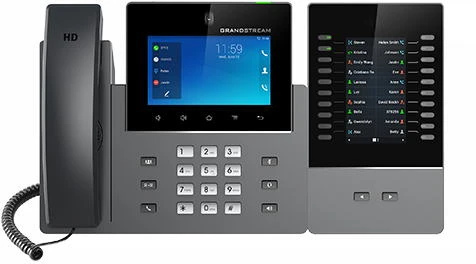 Grandstream Networks GXV3450 IP telefonas Pilka