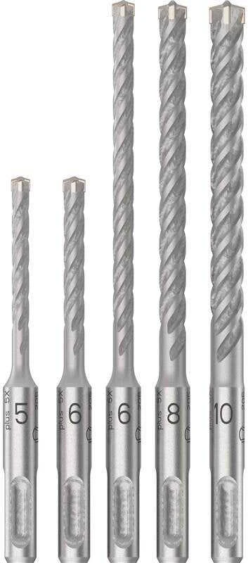 Grąžtas Bosch 5 SDSplus-5X komplektas 5/6/6/8/10 mm