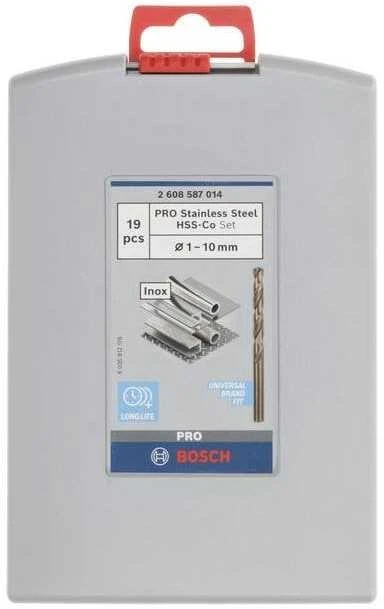Grąžtas BOSCH grąžtai METAL HSS-CO 19szt./1-10mm/