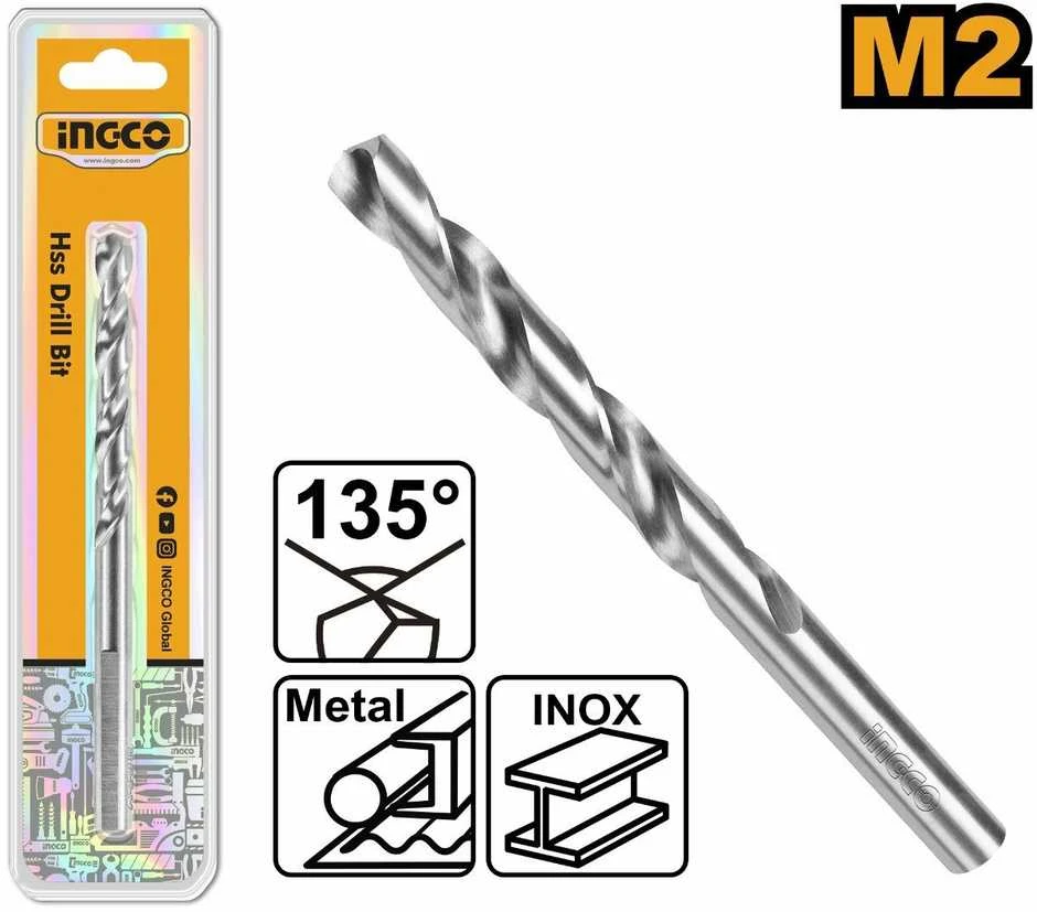 Grąžtas Ingco DBT11300501 Metal drill, 5mm