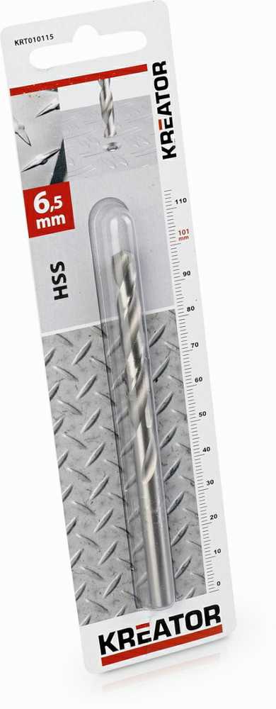 HSS grąžtas metalui 6,5x101mm KRT010115 KREATOR