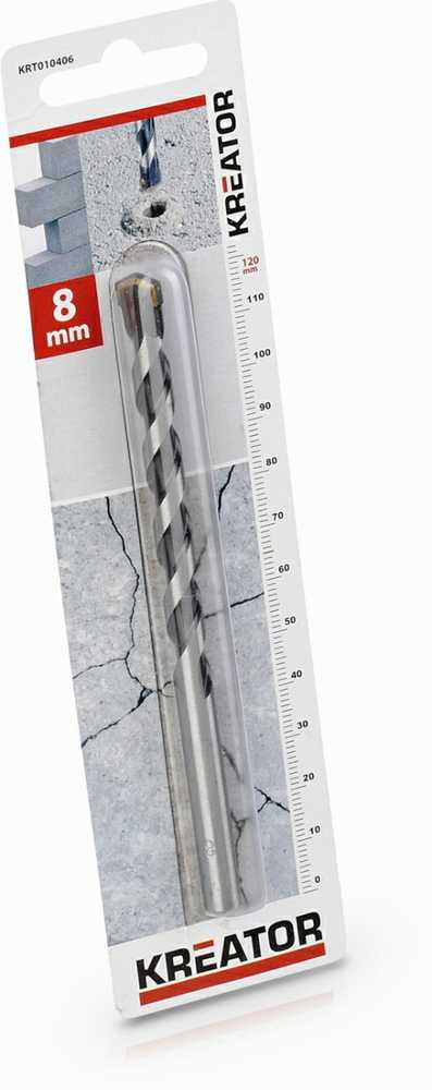 Grąžtas betonui 8x120mm KRT010406 KREATOR