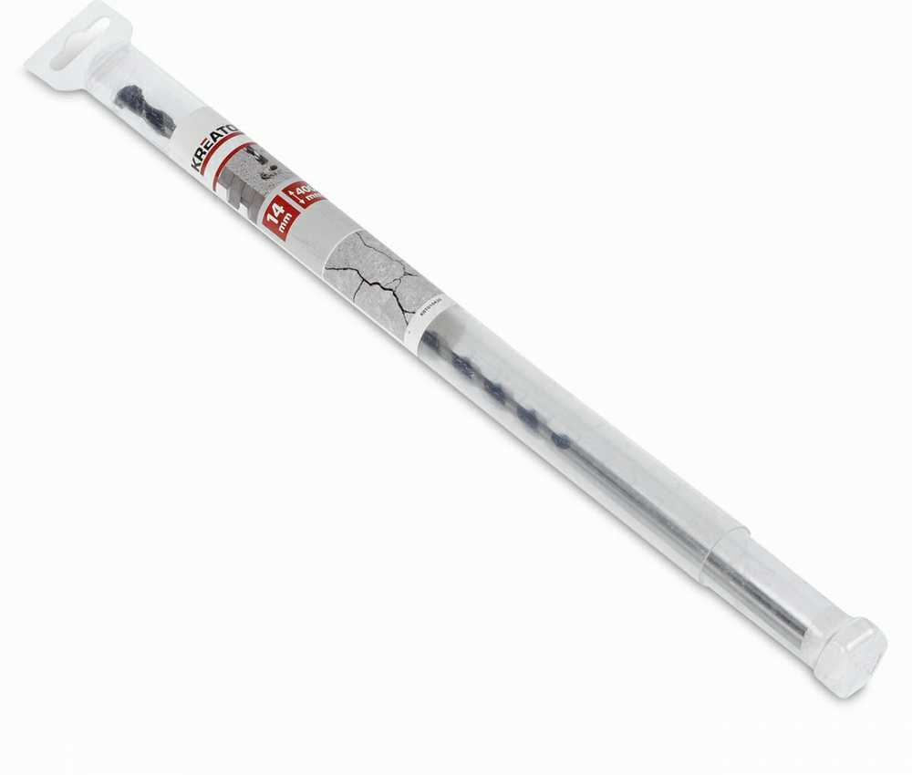 Kreator KRT010420 betono grąžtas, 14x400mm, karbido antgalis, kaltos forma