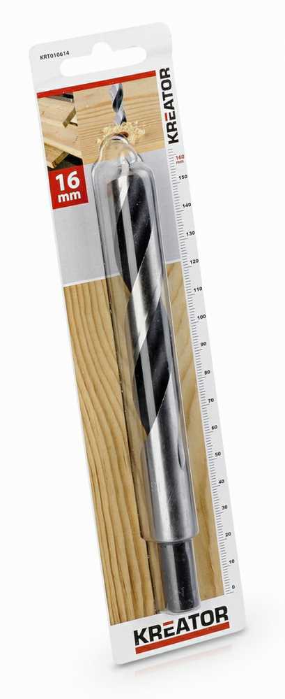 Grąžtas medienai 16x160mm KRT010614 KREATOR