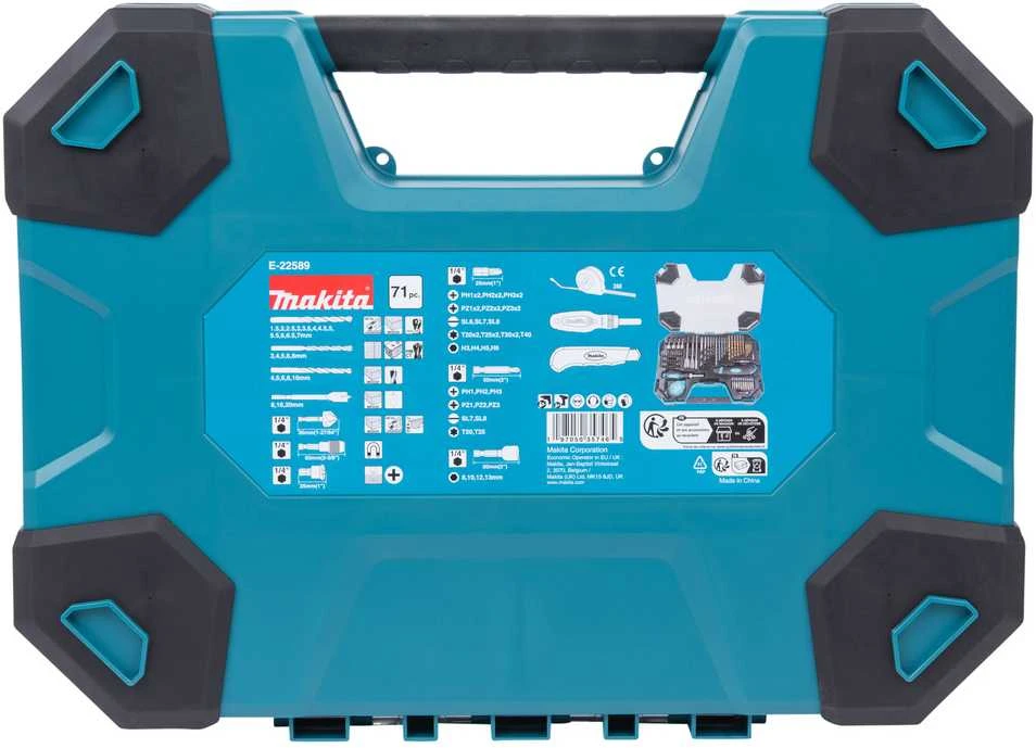 Grąžtas Makita MACCESS Grąžtų ir sukimo antgalių rinkinys 171 vnt. E-22589