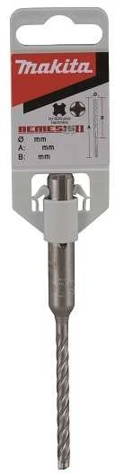 Makita SDS-PLUS Grąžtas 6x115mm NEMESIS 2 B-57962