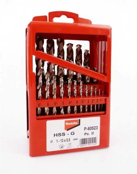 Grąžtas Makita METALINIS RINKINYS HSS-G 25 vnt