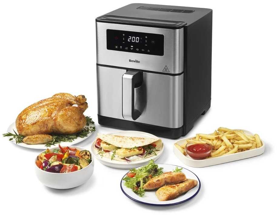 Gruzdintuvė Breville VDF131X Oro keptuvė be aliejaus