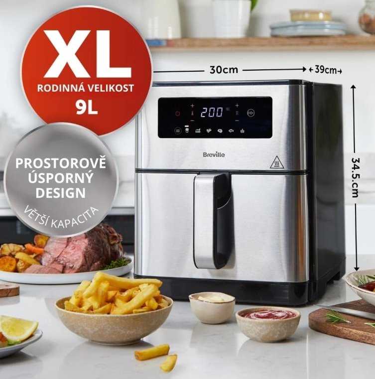 Gruzdintuvė Breville VDF131X Oro keptuvė be aliejaus