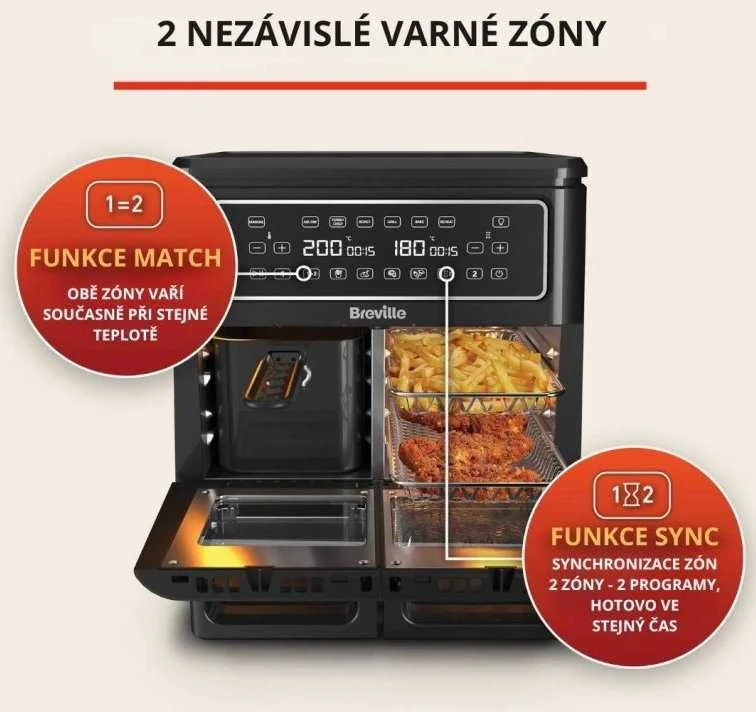 „Breville VDF130X“ oro keptuvė be aliejaus