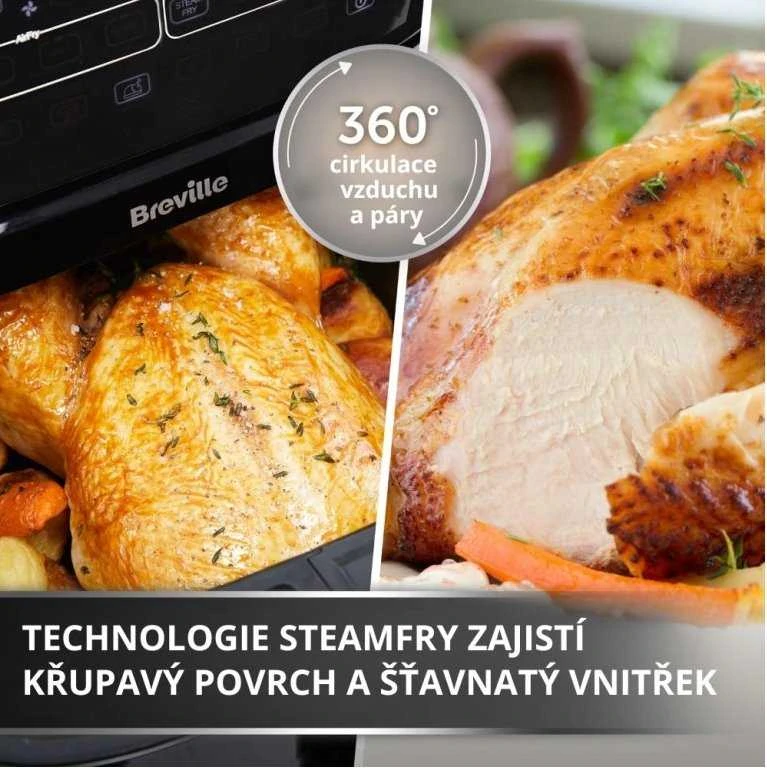 „Breville VDF133X“ be aliejaus garinė gruzdintuvė