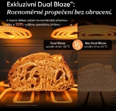 Gruzdintuvė Cosori Dual Blaze Twin Fry Compact horkovzdušná fritéza 8,6 L, keramika, juoda