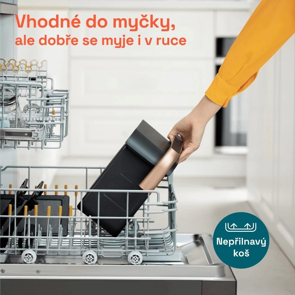 Gruzdintuvė Cosori Dual Blaze TwinFry chytrá horkovzdušná fritéza 10 L, keramika, juoda