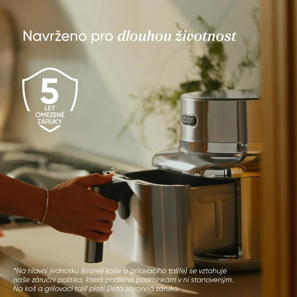 Gruzdintuvė Cosori Iconic Single Smart CAF-SE601S-CEU 6.2 l sidabrinė
