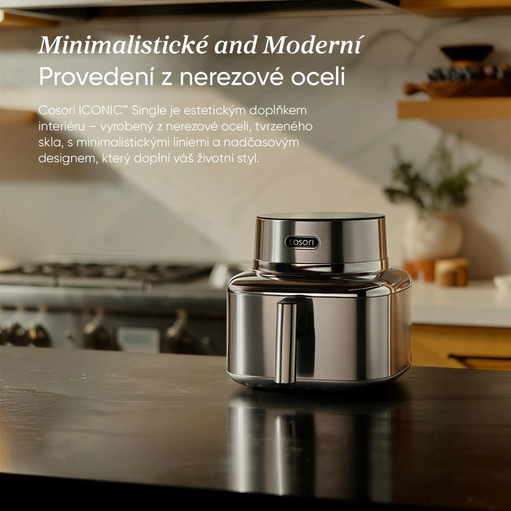 Gruzdintuvė Cosori Iconic Single Smart CAF-SE601S-CEU 6.2 l sidabrinė