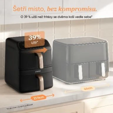 Gruzdintuvė Cosori Turbo Tower Compact CAF-DC861-CEUR 8,6 l juodas