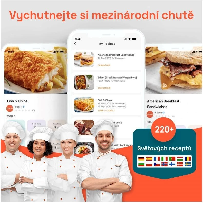 Gruzdintuvė Cosori Turbo bokštas