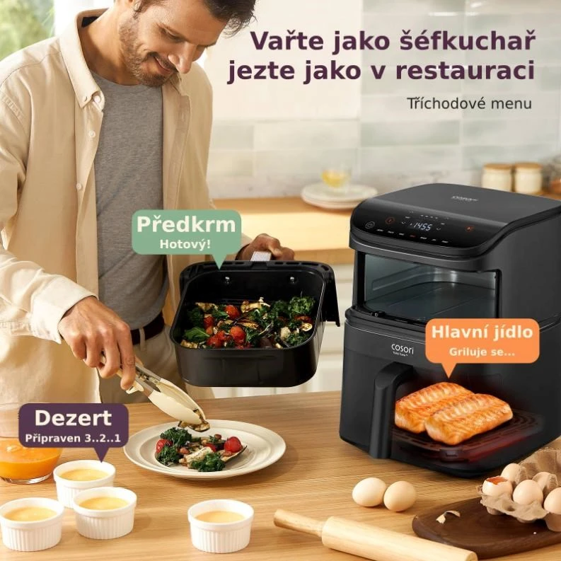 Gruzdintuvė Cosori Turbo bokštas