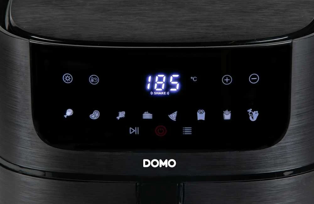 DOMO DO540FR neriebi ir aliejaus neturinti gruzdintuvė su langeliu, 1500 W, 6 l, 1,5kg