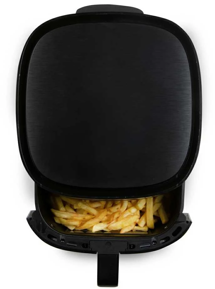 DOMO DO540FR neriebi ir aliejaus neturinti gruzdintuvė su langeliu, 1500 W, 6 l, 1,5kg