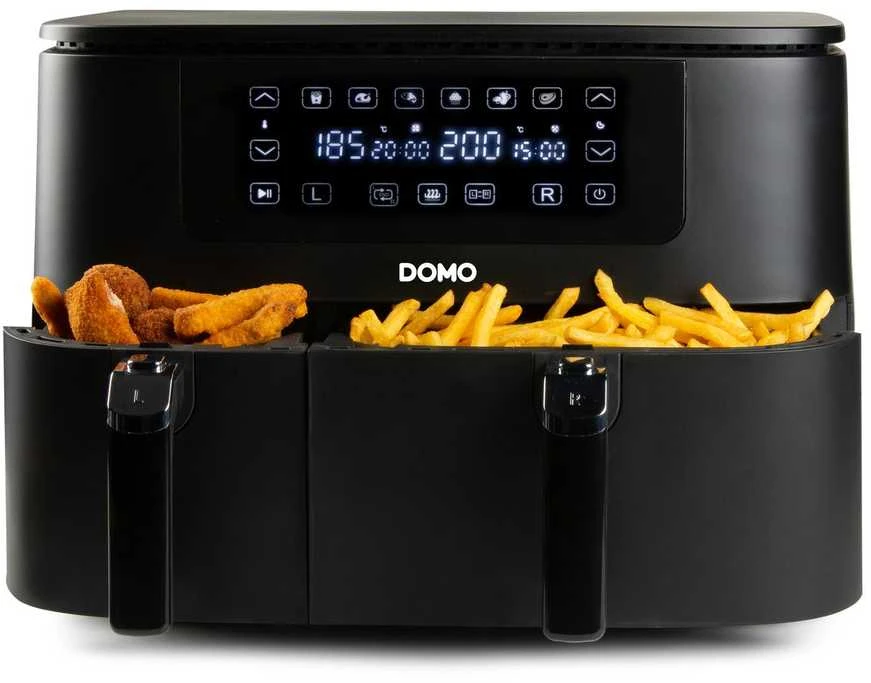 DOMO DO546FR dviguba karšto oro gruzdintuvė 3+6 l