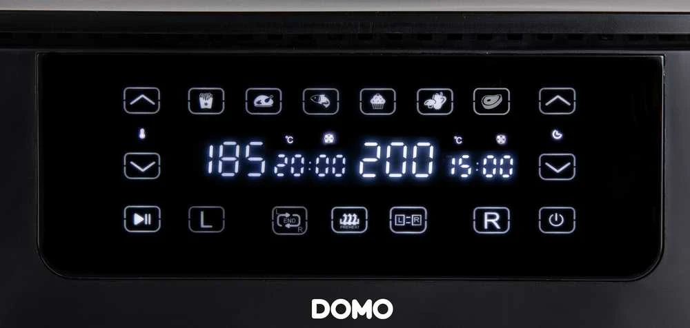 DOMO DO546FR dviguba karšto oro gruzdintuvė 3+6 l