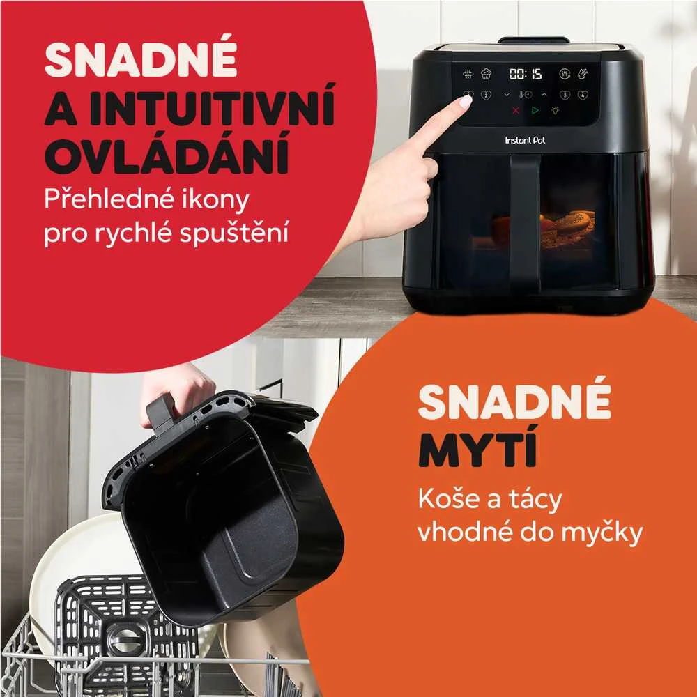 Gruzdintuvė „Instant Pot“ sūkurinis kompaktiškas