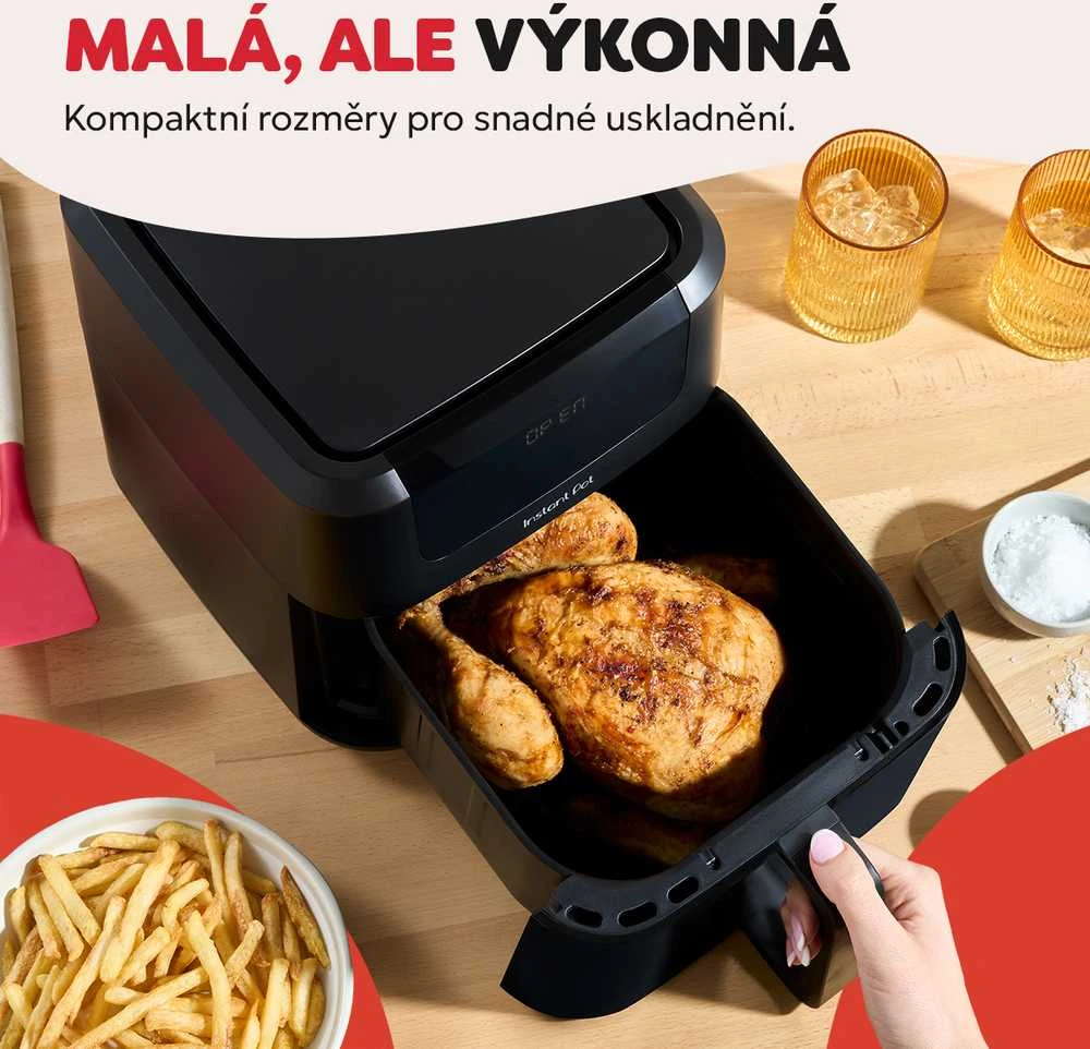 Gruzdintuvė „Instant Pot“ sūkurinis kompaktiškas
