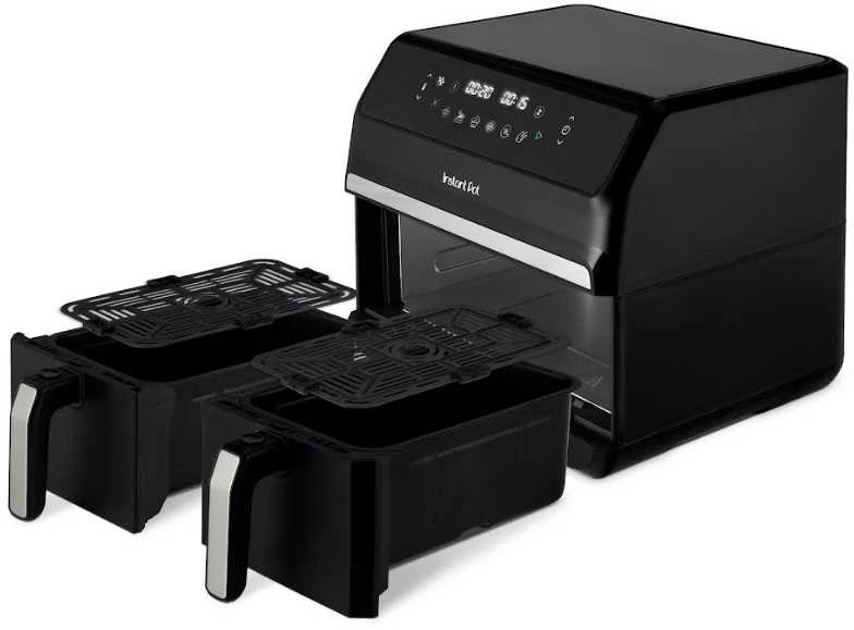 Universal Mėlyna Gruzdintuvė be riebalų Universalus Mėlyna Instant Pot 920306 Double 8 l Autonominė Gruzdintuvė karštam orui Juodas