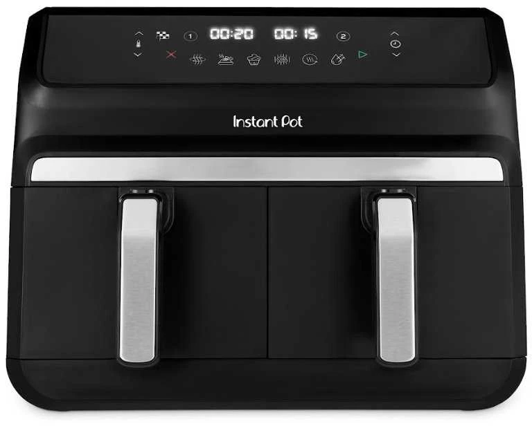 Universal Mėlyna Gruzdintuvė be riebalų Universalus Mėlyna Instant Pot 920306 Double 8 l Autonominė Gruzdintuvė karštam orui Juodas