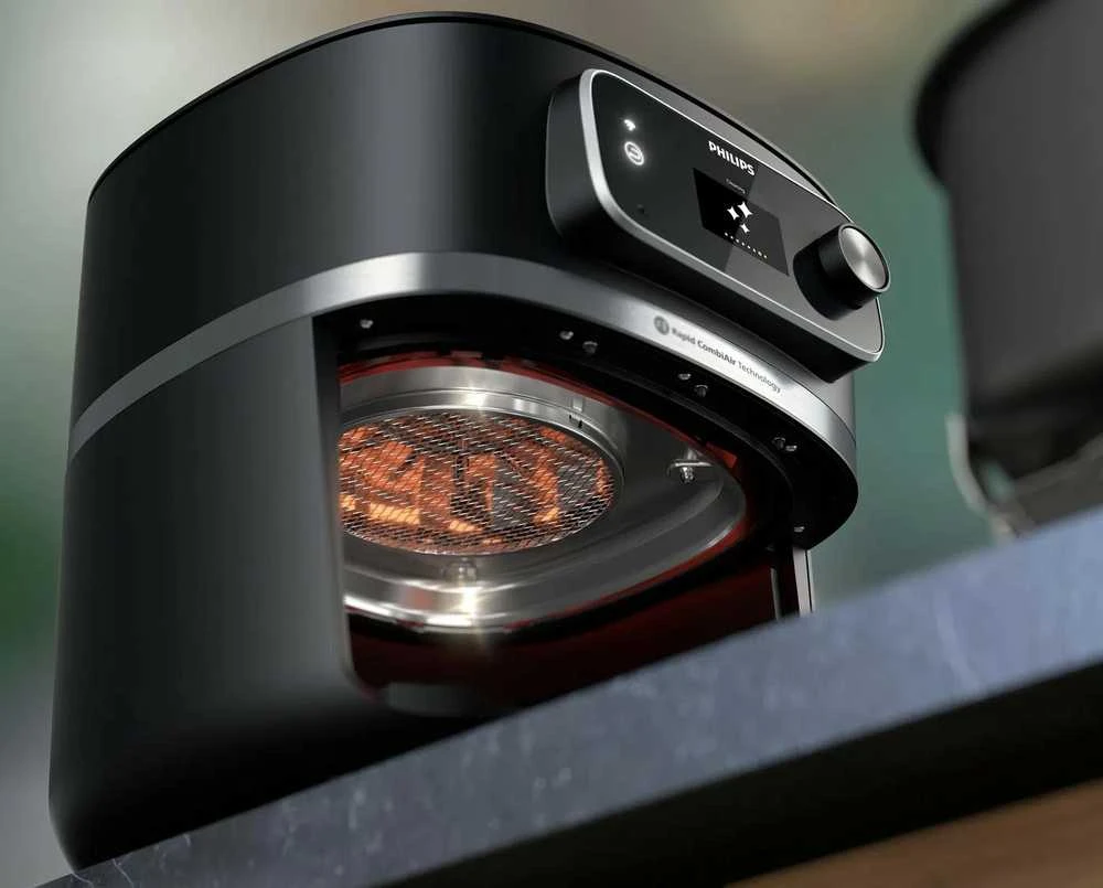 Gruzdintuvė Philips Combi HD9880/90, Juodos spalvos