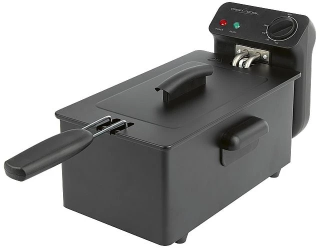 Profi Cook ProfiCook PC-FR 1325 Vienvietis 3 L Atskirai stovintis 2000 W Gruzdintuvė Juodas