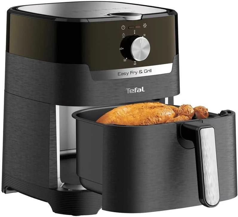 Gruzdintuvė Tefal Easy Fry & Grill Classic EY501815, Juodos spalvos
