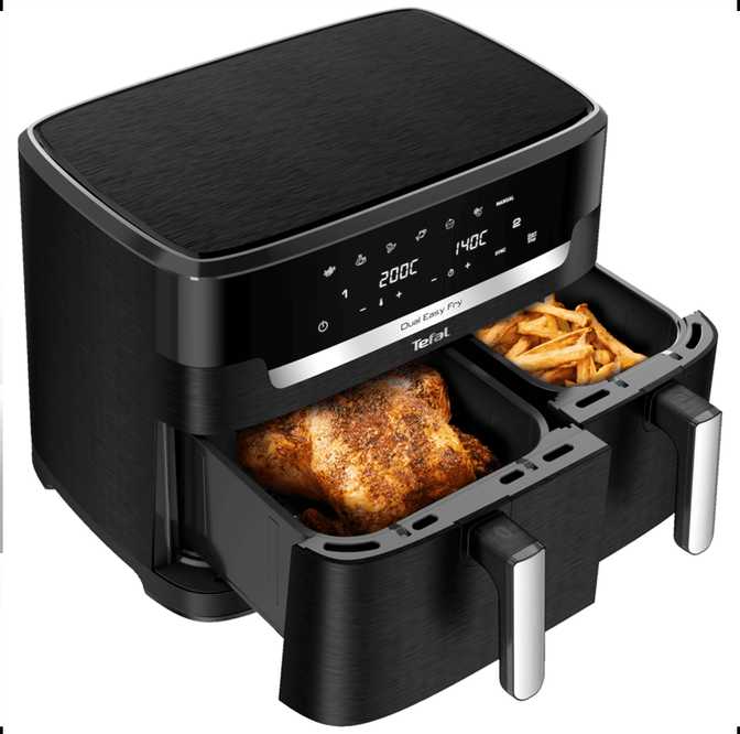 Gruzdintuvė Tefal Dual Easy EY9428E, dviejų skyrių, 11 l